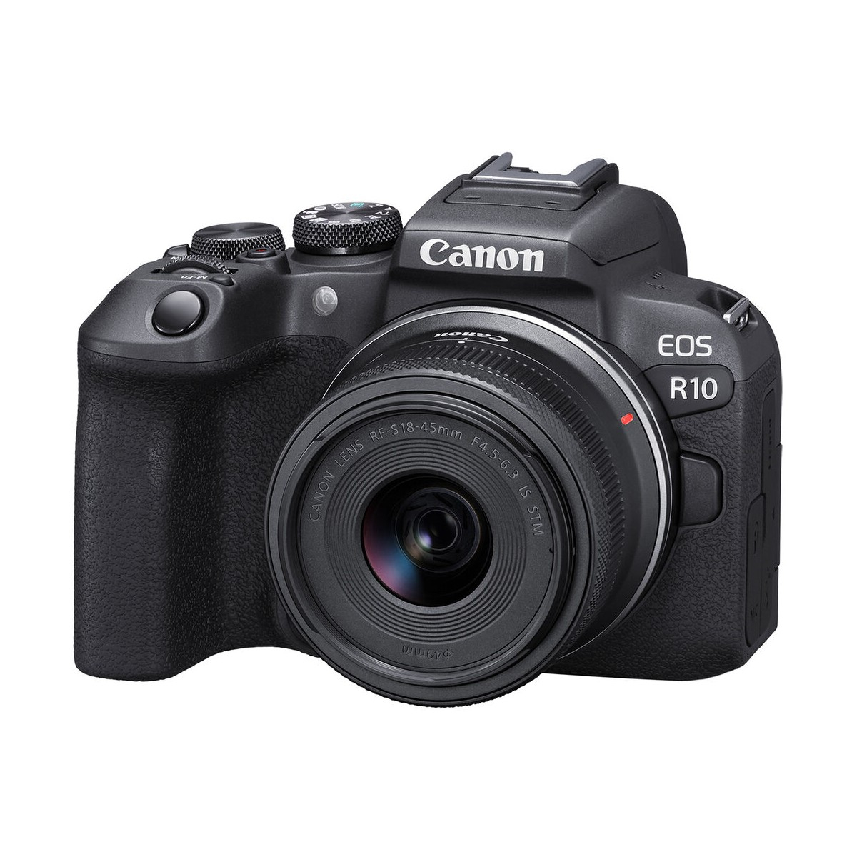 نمای پشت دوربین Canon EOS R10 با نمایشگر چرخان