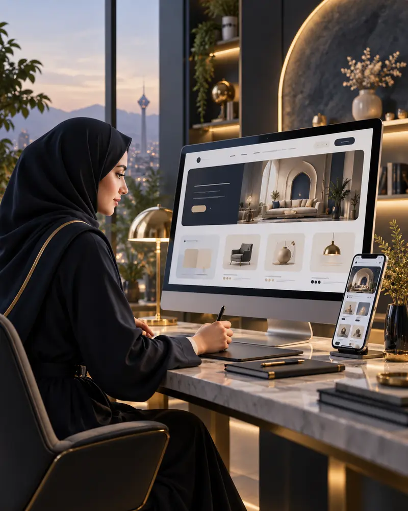 طراحی سایت و اپلیکیشن توسط استودیو مروارید